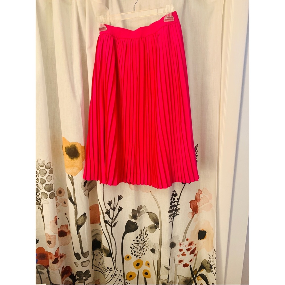 Pink A Line Flowy Skirt